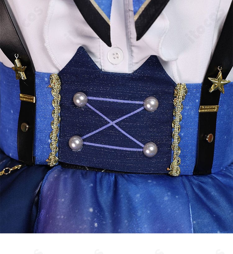 南ことり コスプレ衣装のコルセットベルト装飾ディテール。ウエストのシェイプ表現を強調