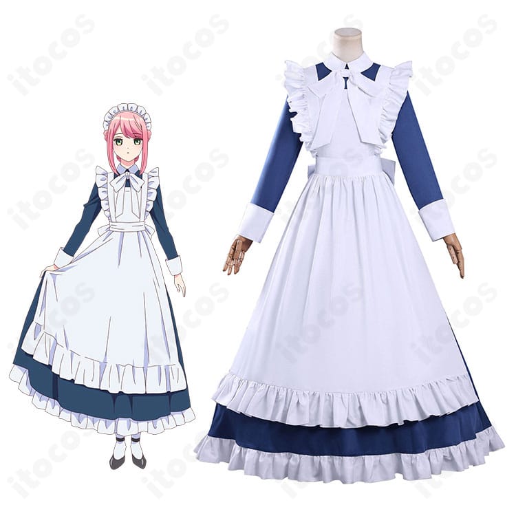 機械じかけのマリー・マリーのメイド服コスプレ衣装とキャラクター全身イメージ