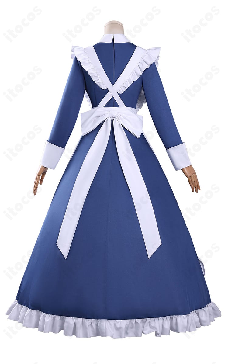 機械じかけのマリー マリー メイド服コスプレ衣装の背面デザイン全景