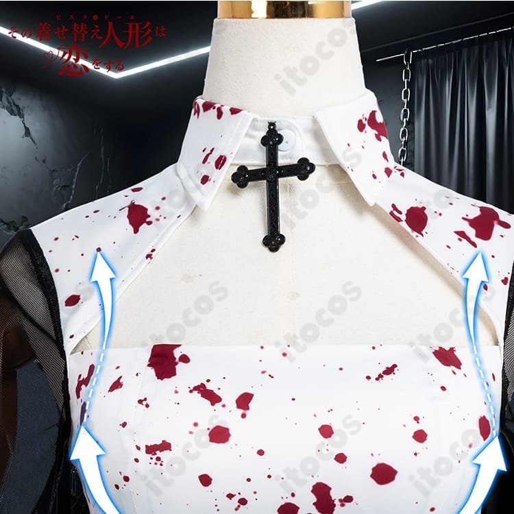 喜多川海夢 Rose修道服コスプレ｜清楚×ゴシックで高再現、撮影映えするシスター衣装 - 3枚目の画像