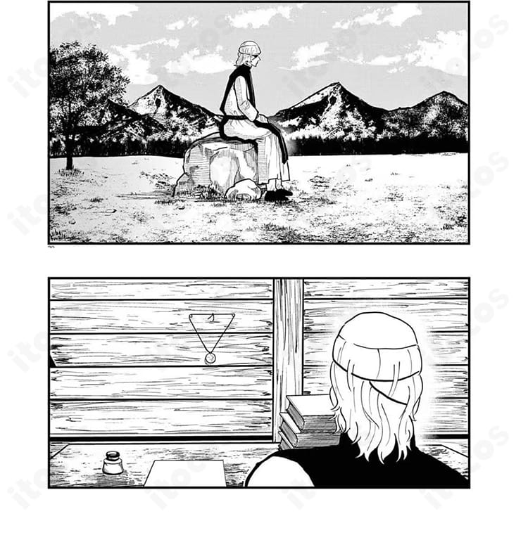 バデーニ 修道士コスプレ側面｜ローブの落ち感とクリーンなシルエットが分かる横構図