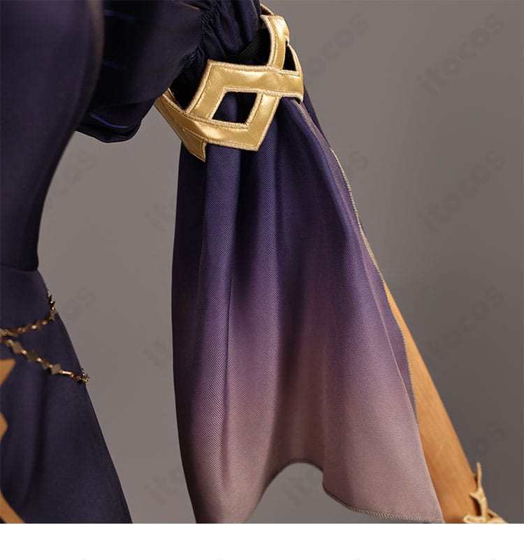 原神 ナベリウス コスプレ衣装の左袖パーツ装飾ディテール