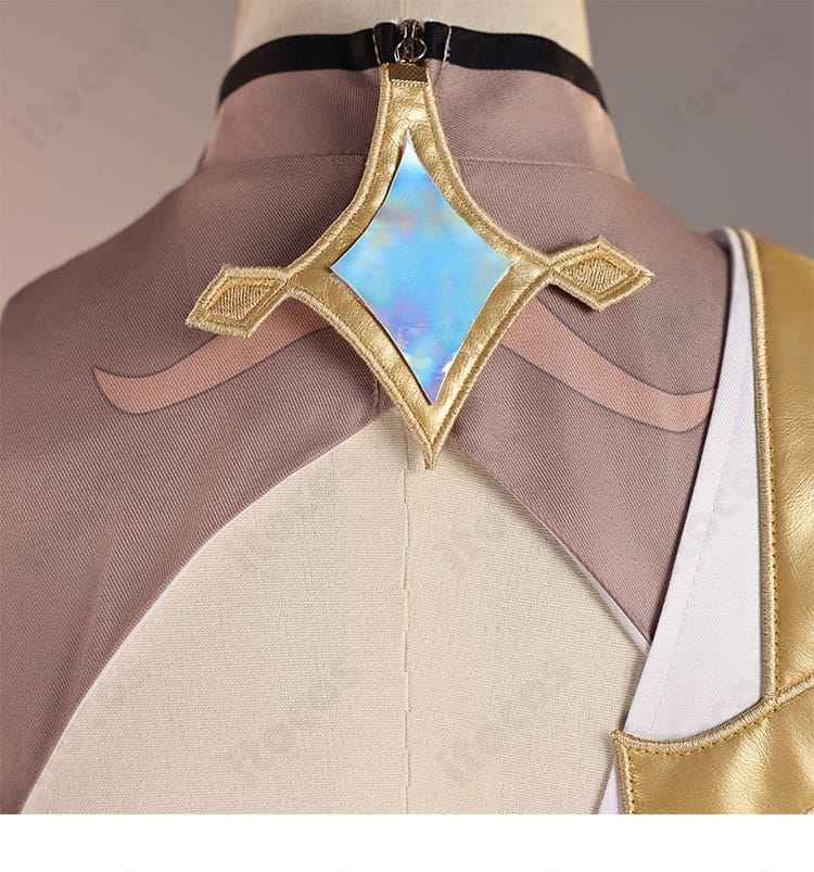 原神 ナベリウス コスプレ衣装の背面装飾ディテールで世界観を再現