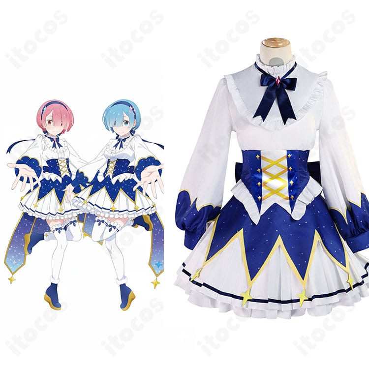 レム 誕生日生活2025 コスプレ衣装を着用した全身イメージ｜Re:ゼロから始める異世界生活