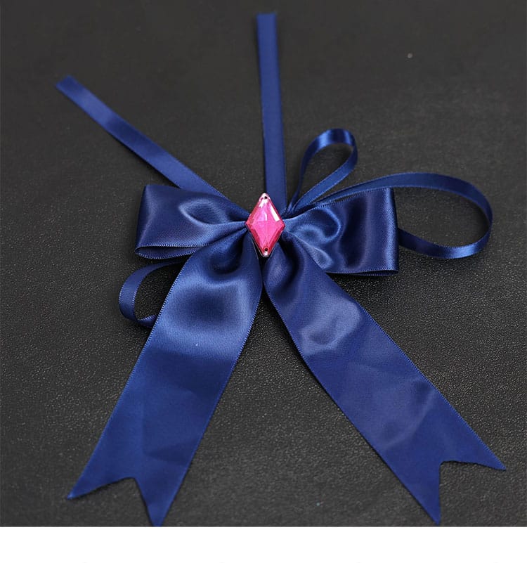 レム 誕生日生活2025 コスプレ衣装 蝶ネクタイ装飾のディテール｜中心アクセント