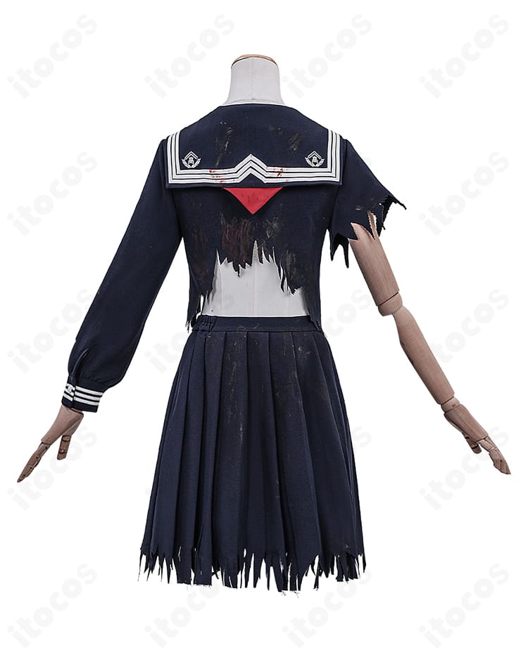 サイレントヒルf 深水雛子 学生制服コスプレ 背面｜縫製と端処理の丁寧さが伝わるバックビュー