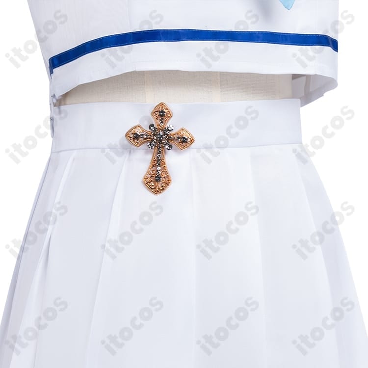 SAO 結城明日奈 セーラー服コスプレ衣装 清楚シルエットで高再現・イベント映え - 3枚目の画像