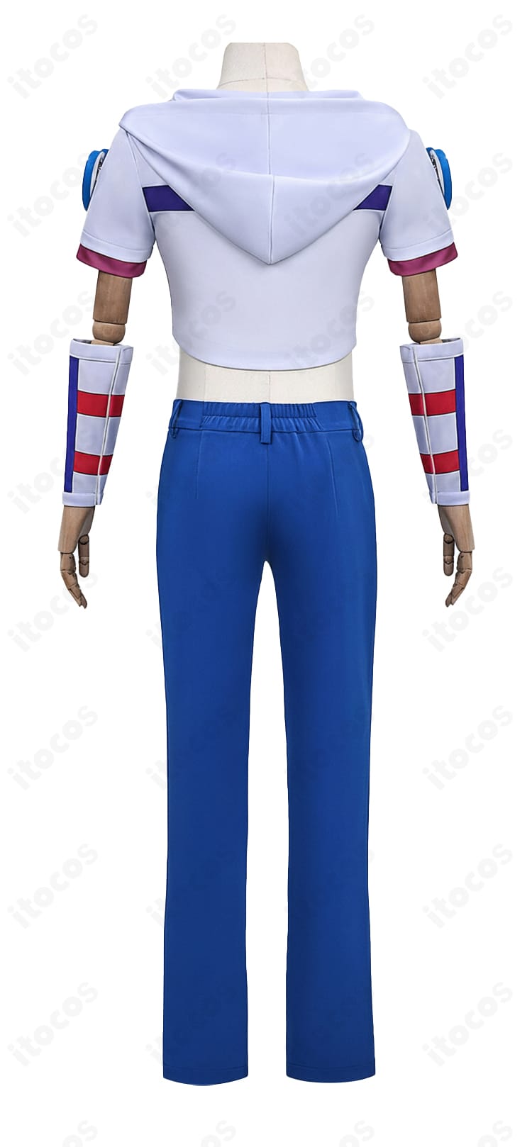 ジョニィ・ジョースター コスプレ 背面｜フードと背中のデザインが分かる全体像