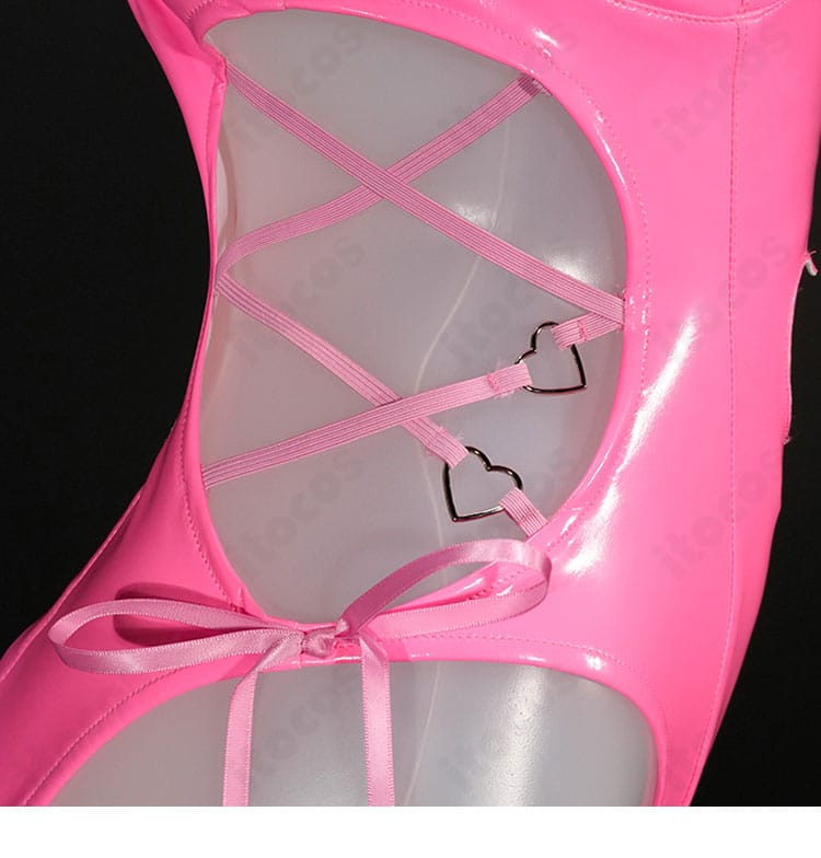 ピンク系の側面腰紐ディテール｜色味と結びの見せ方