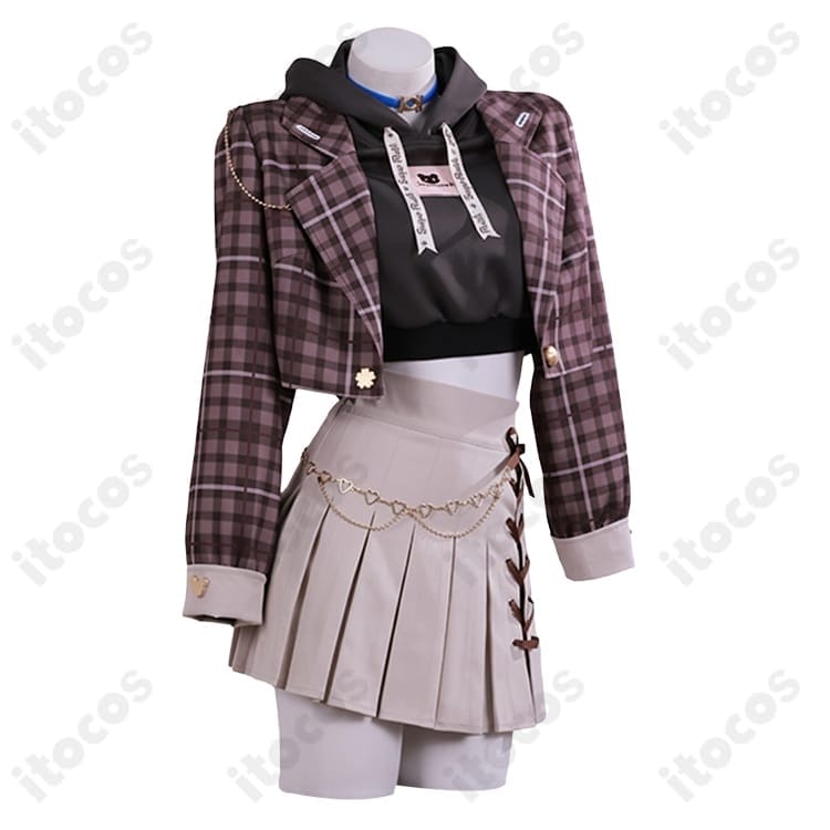 ホロライブ さくらみこ miCometベア衣装 再現度重視の学園系セット、撮影も快適 - 2枚目の画像