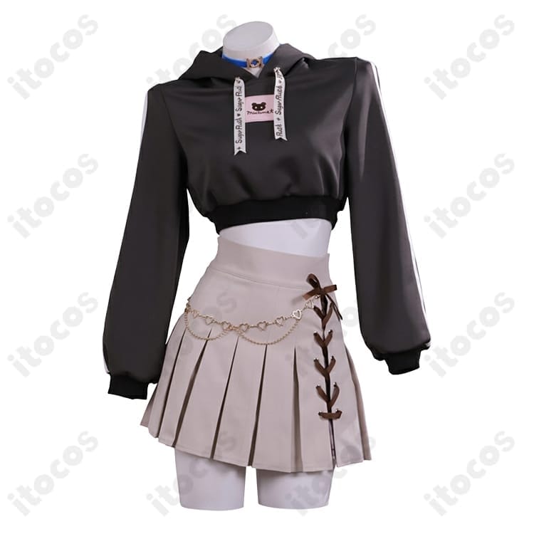 ホロライブ さくらみこ miCometベア衣装 再現度重視の学園系セット、撮影も快適 - 5枚目の画像