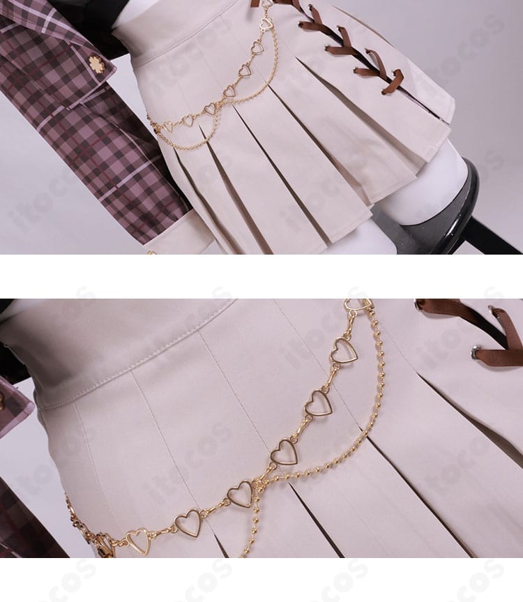 miCometベアブランド衣装 ウエスト飾りパーツのクローズアップ