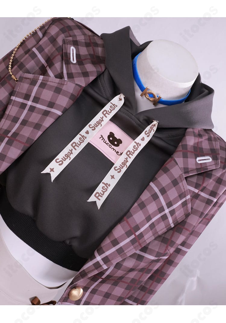 miCometベアブランド衣装 コート前立てのデザイン細部