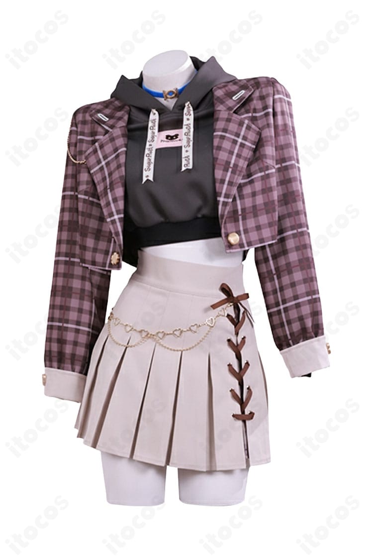 ホロライブ さくらみこ miCometベアブランド衣装 コスプレの正面全身カット