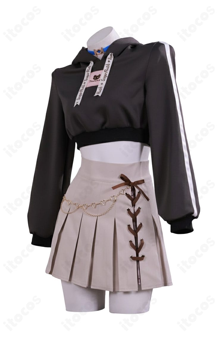 miCometベアブランド衣装 トップス（パーカー風）の左側ディテール