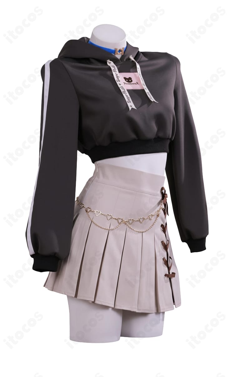 miCometベアブランド衣装 トップス（パーカー風）の右側ディテール