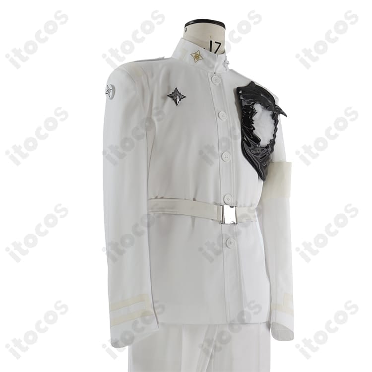 蒼月衛人 Ending006 白戦闘服コスプレ｜高再現でクール、イベントと撮影に最適な6点セット - 4枚目の画像