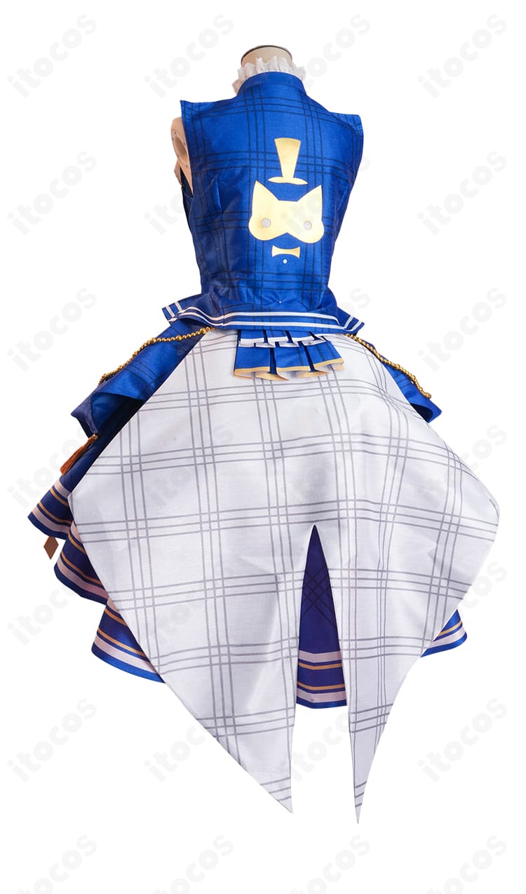 帽子・手袋・手首飾り・飾りチェーンなど小物一式のセット内容イメージ