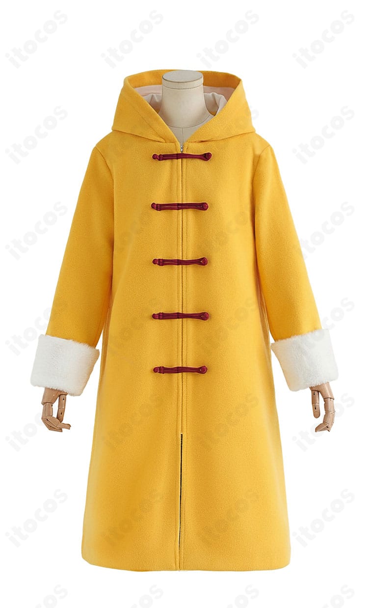 神楽 幼少期 コスプレ衣装の正面全体像｜銀魂のチャイナ風デザインとバランスが分かる商品写真