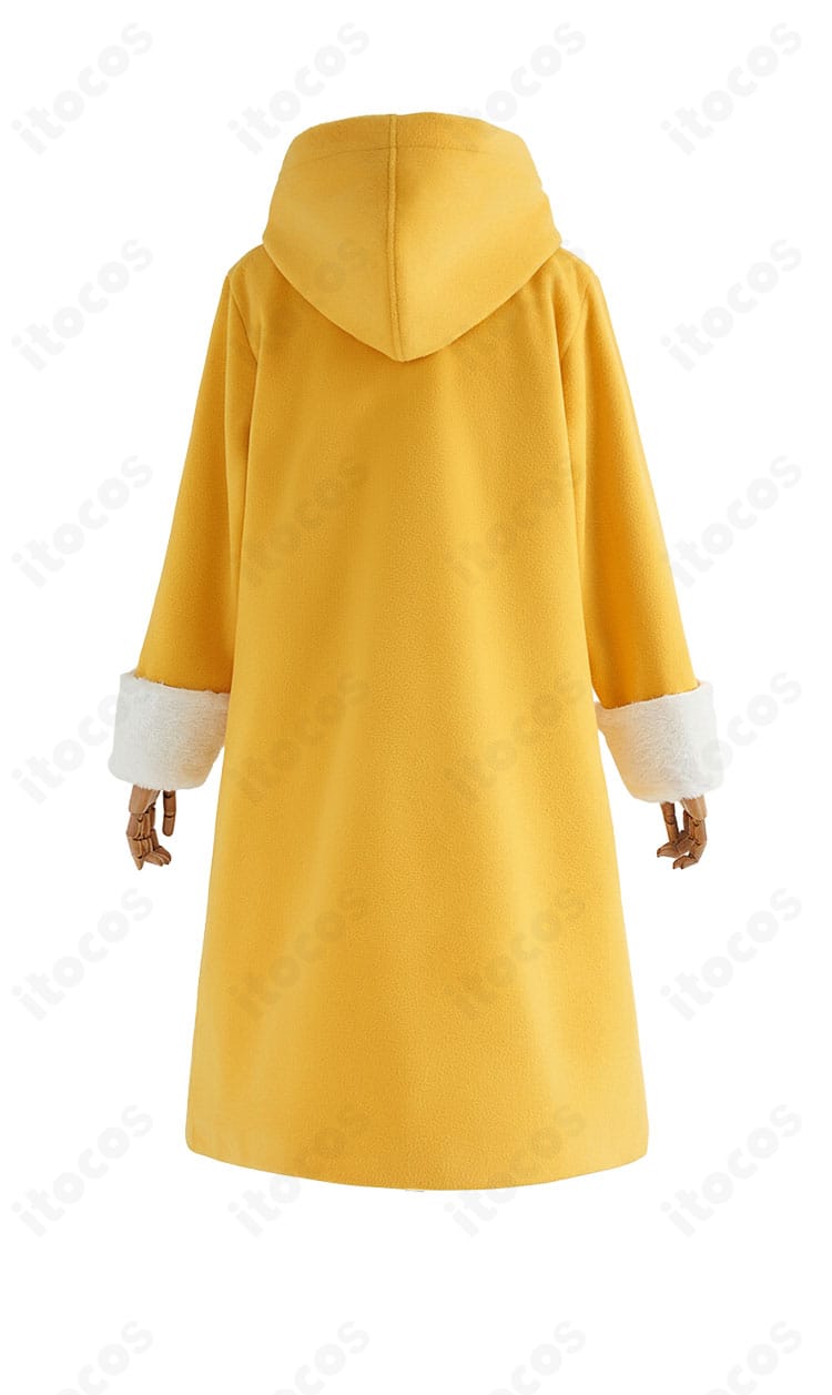 神楽 幼少期 コスプレ衣装の背面カット｜銀魂らしいラインと丈感、後ろ姿のディテール確認