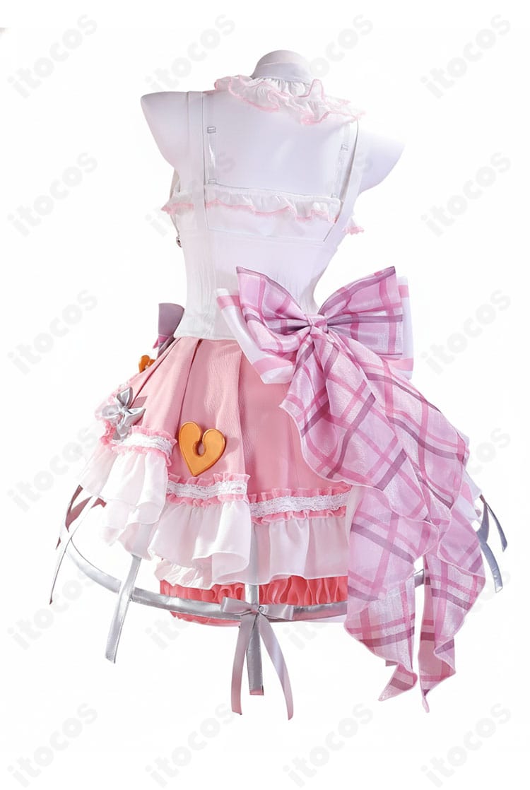 プロセカ 暁山瑞希 ハイド・クリノリン コスプレ衣装の背面全体。後ろ姿のリボンとラインまで美しく再現