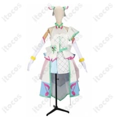 キミとアイドルプリキュア♪ キュアズキューン コスプレ衣装。高再現×軽やか着心地で撮影・イベントに最適 - 1枚目の画像（サムネイル）