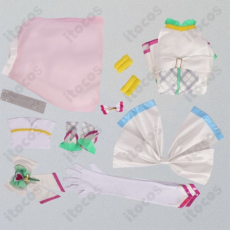 キミとアイドルプリキュア♪ キュアズキューン コスプレ衣装。高再現×軽やか着心地で撮影・イベントに最適 - 5枚目の画像