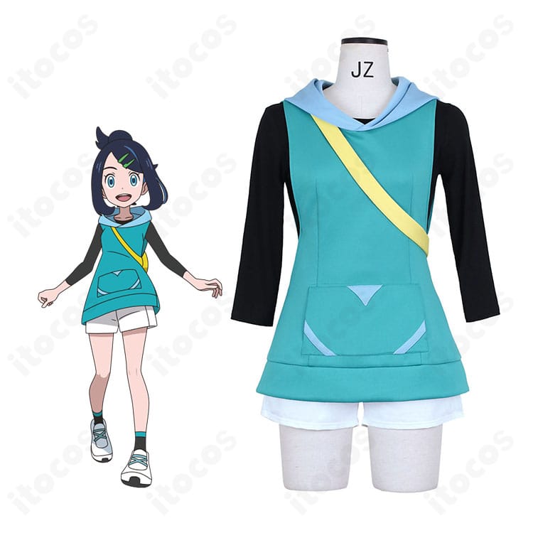 リコ（メガボルテージVer）全身コーデの完成イメージ｜ポケットモンスター コスプレ衣装 高再現でイベント撮影向け