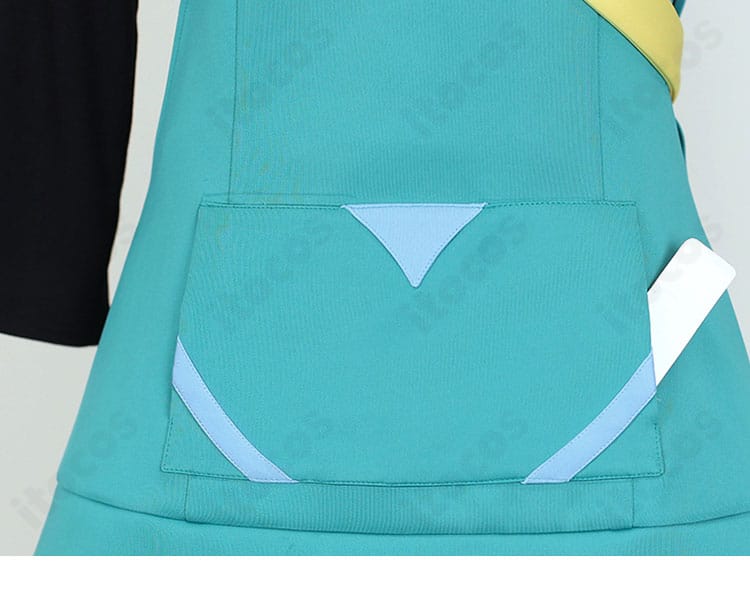 ポケットと飾り部分の拡大図｜端処理と縫製がわかる高品質仕上げ