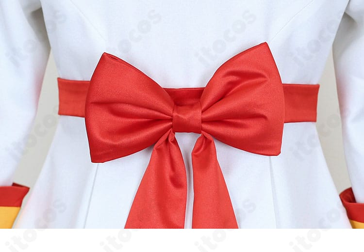 兎山悟 コスプレ 背面リボン装飾。大きめの蝶結びが後ろ姿の主役となるデザイン。