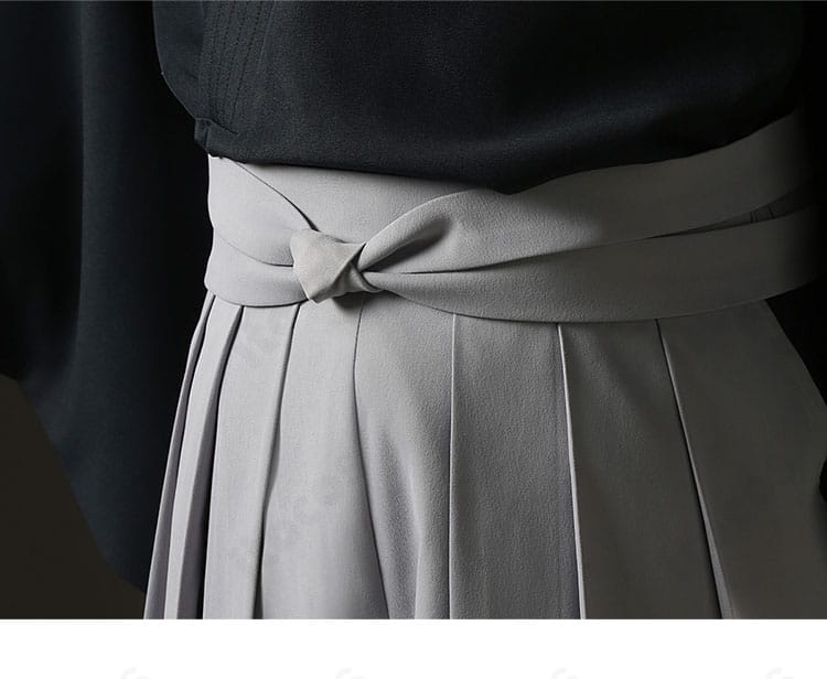 禪院直哉 コスプレ衣装の腰封背面装飾。背面の意匠とステッチワークを詳細に確認できるカット。