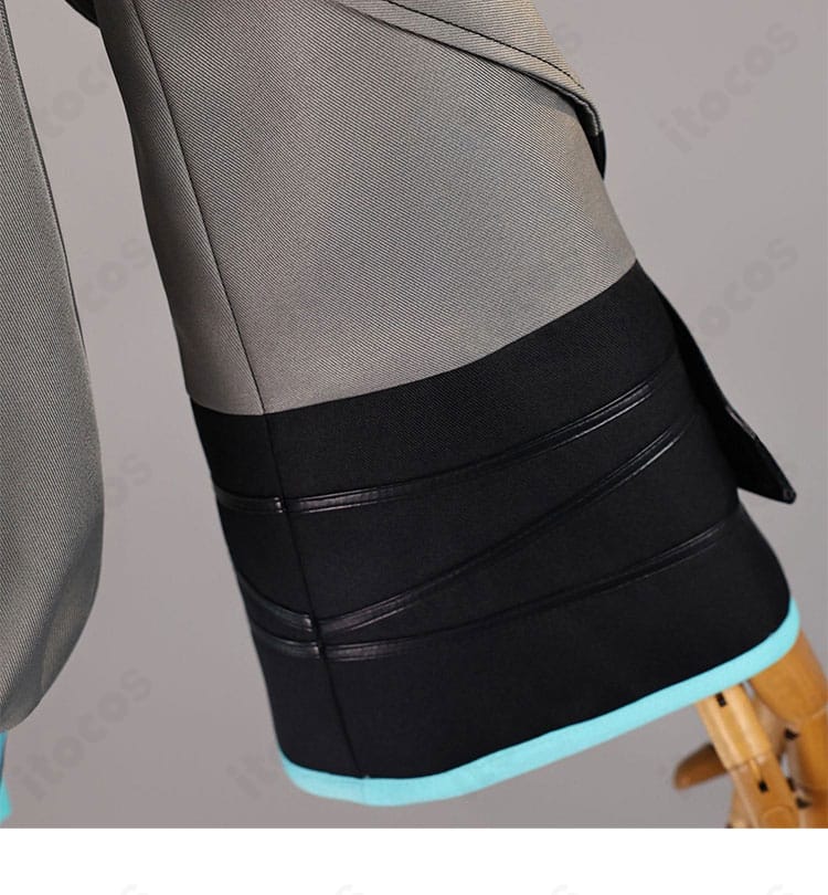 初音ミク衣装 袖口装飾ディテール｜丁寧な縫製で自然な袖口の表情