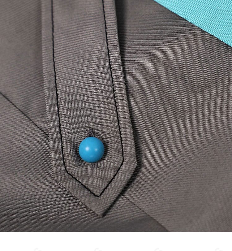 初音ミク衣装 装飾ボタン細部｜リアルな質感と高級感のある仕上げ