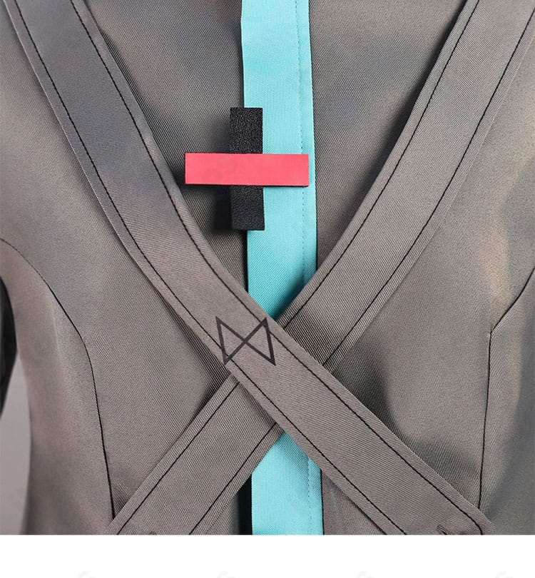 初音ミク衣装 装飾帯ディテール｜立体感ある帯飾りの精巧な作り