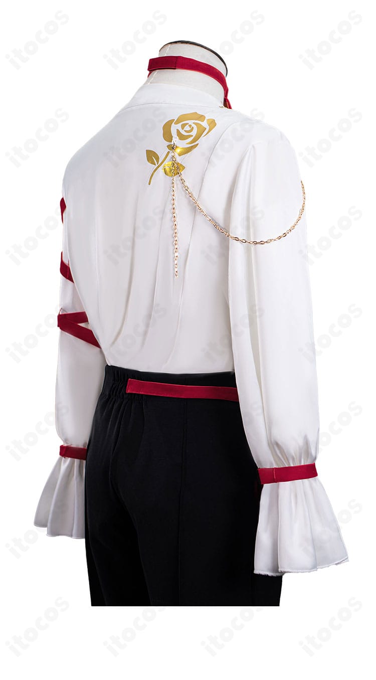 礼瀬マヨイ 衣装の側面・背面ディテール｜B・O・Wアクセサリーと装飾のアップ