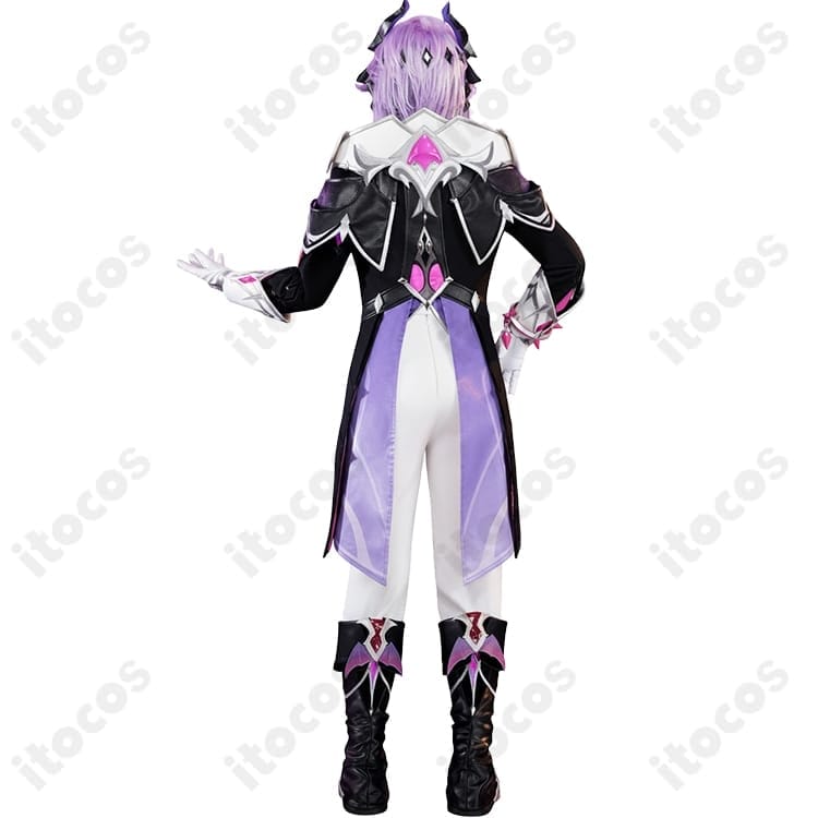 原神 ドゥリン人間形態コスプレ｜重厚コートで高再現、撮影映えのフルセット - 2枚目の画像