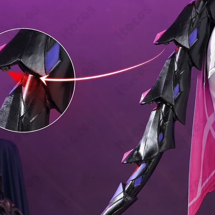 原神 ドゥリン人間形態コスプレ｜重厚コートで高再現、撮影映えのフルセット - 4枚目の画像