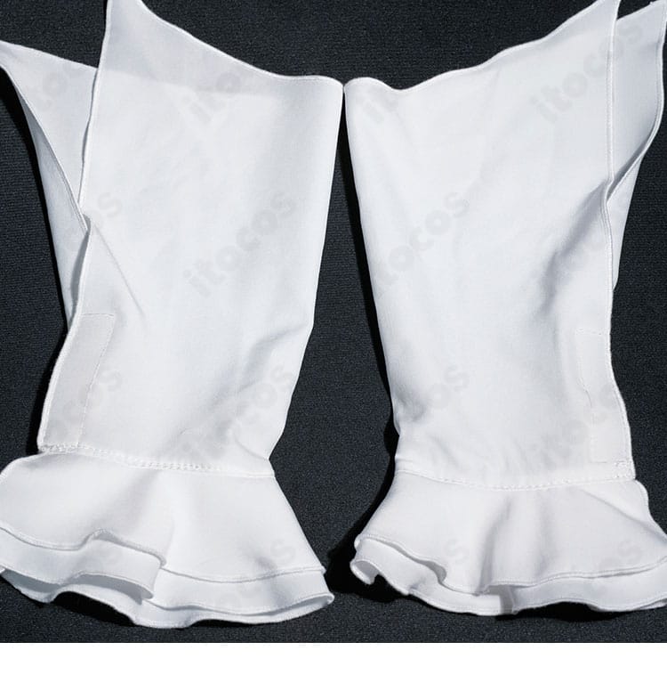 ベルベット コスプレ 袖カバー・アームカバーのディテール。縫製とフィット感の確認に適した画像