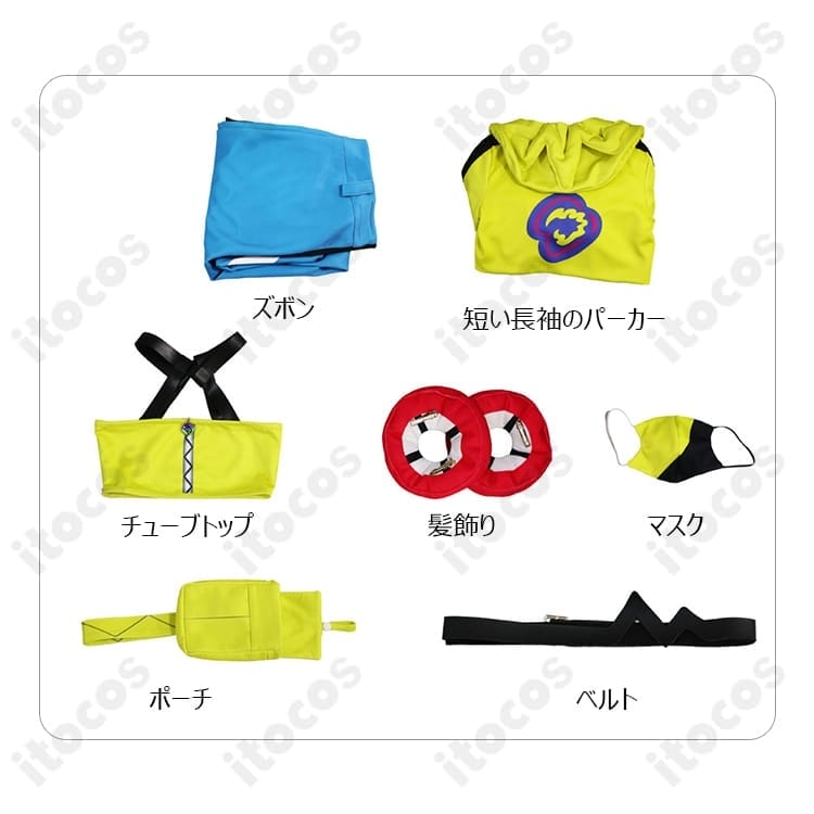 Pokémon LEGENDS Z-A カナリィ 通常衣装コスプレ 高再現で動きやすく撮影映え - 6枚目の画像