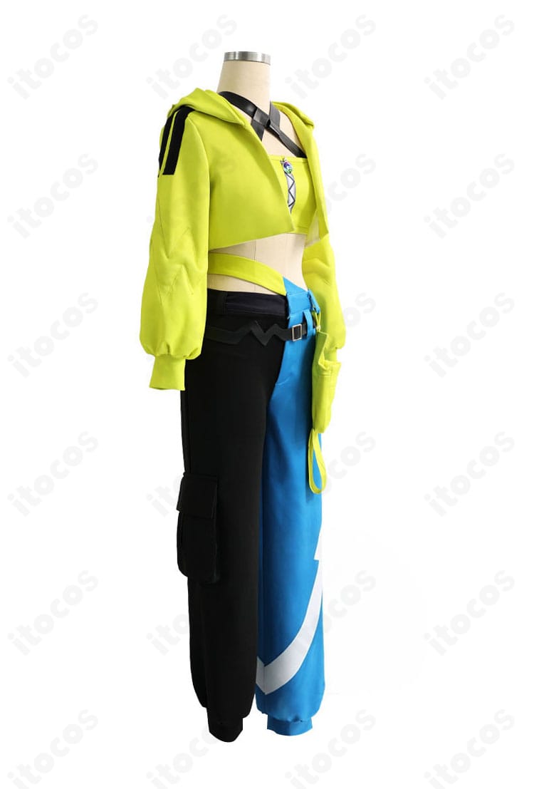 カナリィ 通常衣装コスプレの側面シルエットと装飾バランス｜ポケモンZA