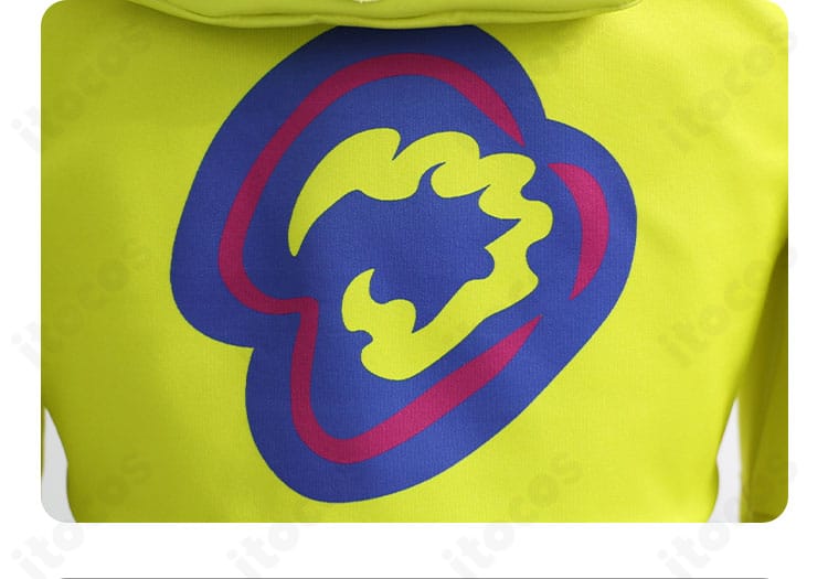 カナリィ コスプレ 上着背面のプリント・模様ディテールと質感表現