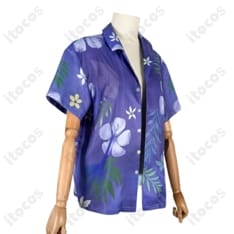 にじさんじ 剣持刀也 アロハシャツ新衣装コスプレ 高再現で爽やか、イベントや撮影に最適 - 2枚目の画像（サムネイル）