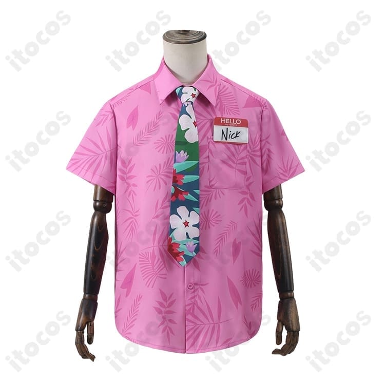 ズートピア2 ニック・ワイルド 私服風シャツ＆ネクタイ｜高再現で動きやすい、撮影・イベントに最適 - 3枚目の画像