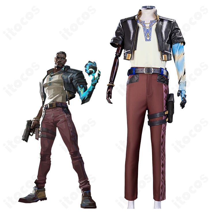 VALORANT ヴィトー 初期衣装のコスプレ全身イメージ｜キャラクターの雰囲気と衣装一式が分かるカット
