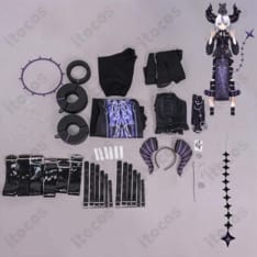 ホロライブ ラプラス・ダークネス 新衣装コスプレ 高再現で撮影映え、動きやすい設計 - 7枚目の画像（サムネイル）