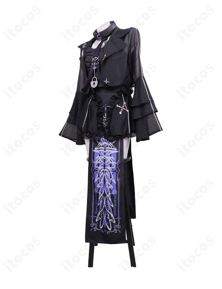 ラプラス・ダークネス 新衣装コスプレ 左側面シルエット（ホロライブ）