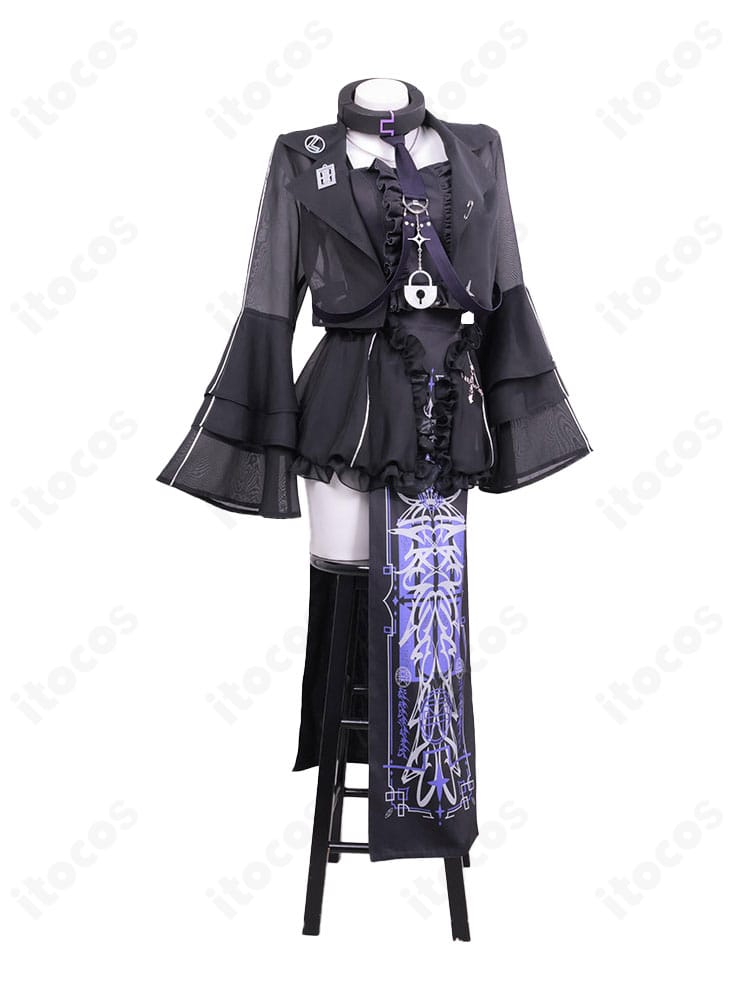 ラプラス・ダークネス 新衣装コスプレ 右側面シルエット（hololive）