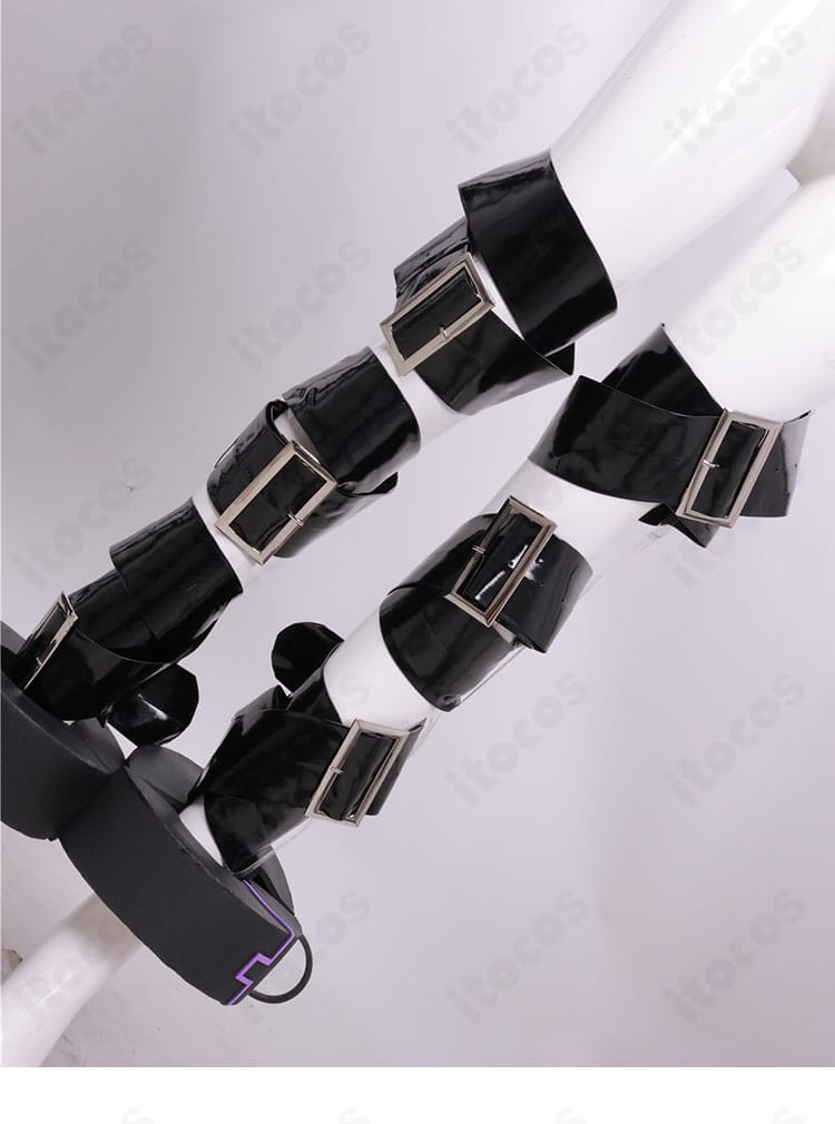 脚部アクセサリー 正面ディテール（hololive ラプラス）