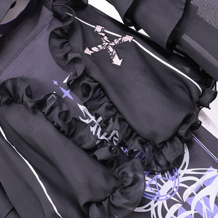 ホロライブ ラプラス・ダークネス 新衣装コスプレ 高再現で撮影映え、動きやすい設計 - 6枚目の画像