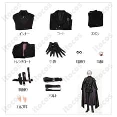 にじさんじ 葛葉 ヒットマン衣装｜高再現フルセットでクールに決まるコスプレ - 5枚目の画像（サムネイル）